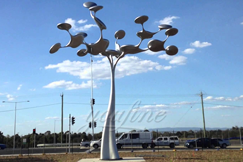 2017 Hot Selling Outdoor Garden Art Tree 316 Stainless Steel Sculpture