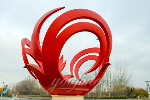 High Quality Outdoor Stainless Steel Sculpture Fabricated by Master for Sale