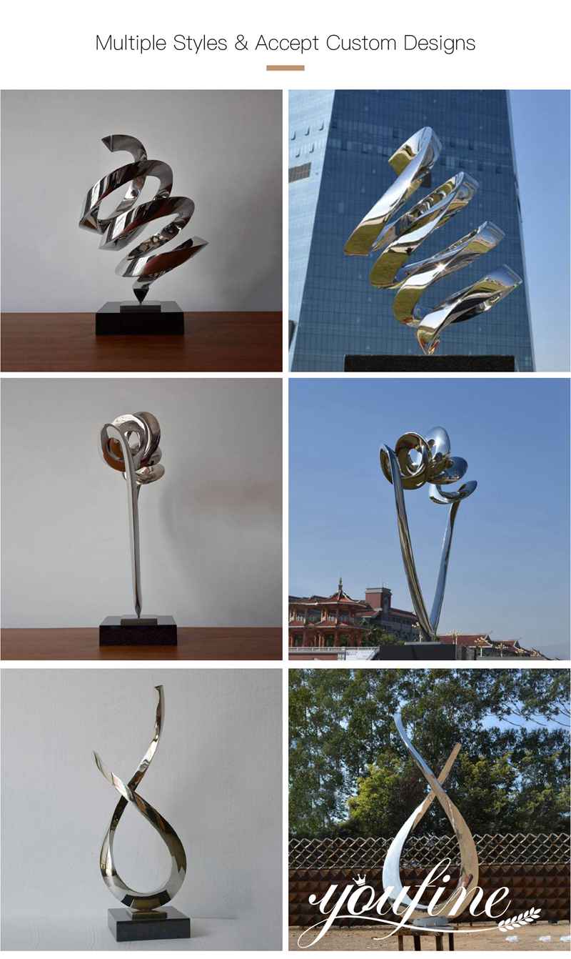 Large Metal Mobius Strip Sculpture For Sale