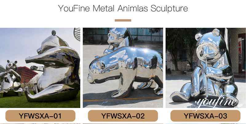 garden outdoor metal horse sculptures