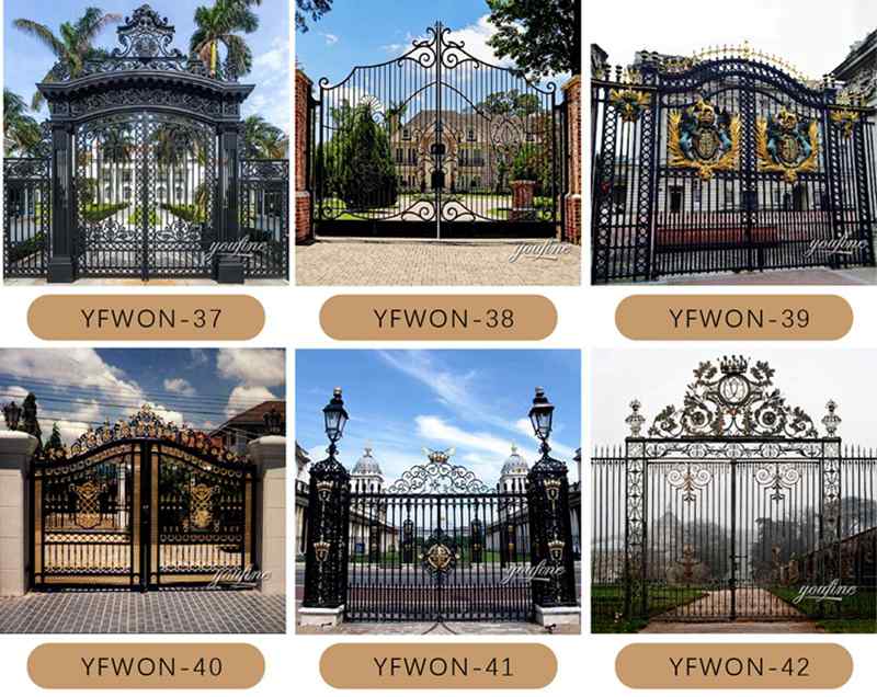 wrought iron gate for driveway