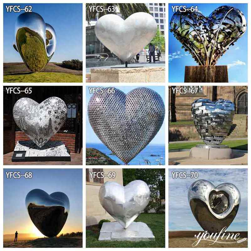 metal heart decor