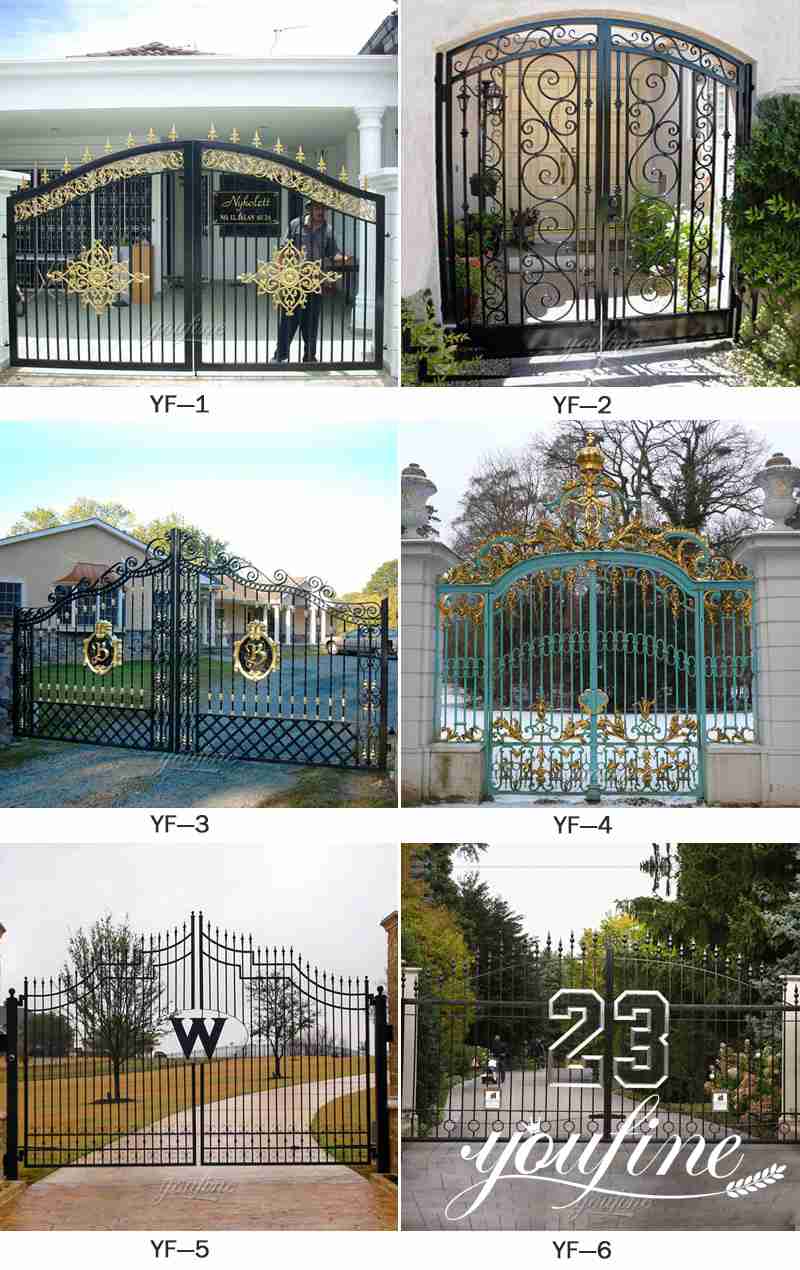 Custom iron gate-YouFine Sculpture