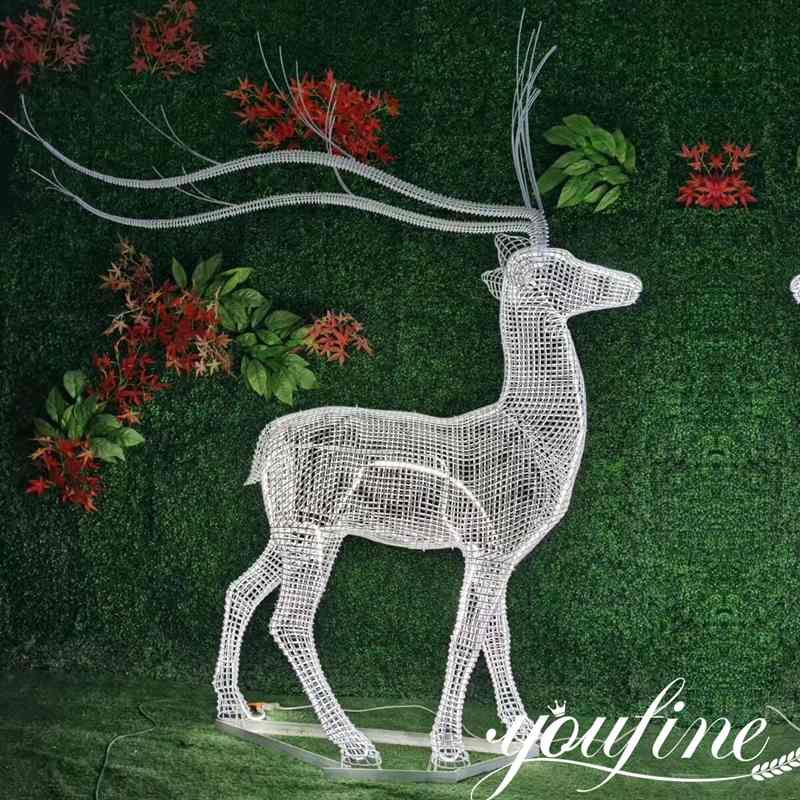 Modern deer statue for sale-YouFine Sculpture