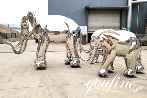 large metal elephant-YouFine Sculpture