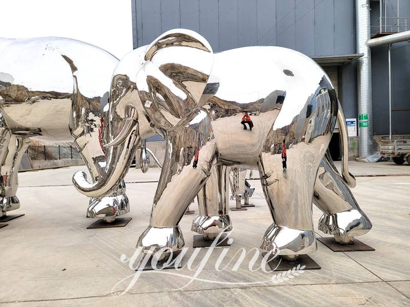 large metal elephant garden ornament-YouFine Sculpture