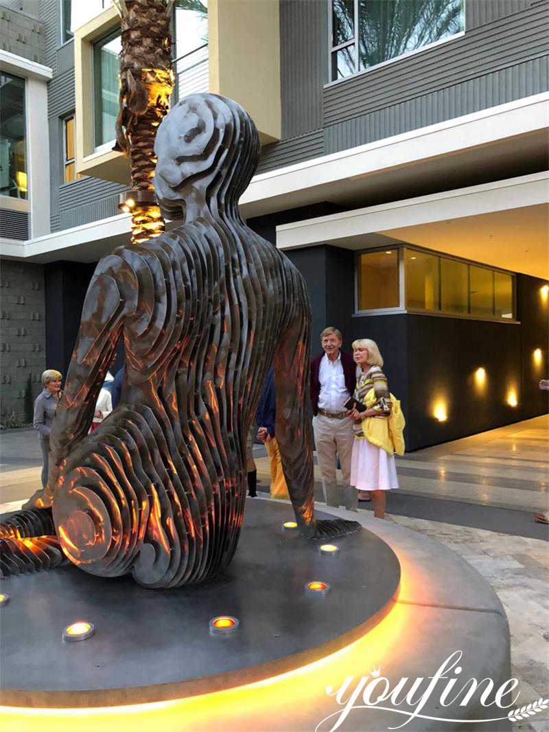 metal Isabelle statue foroutdoor-YouFine Sculpture