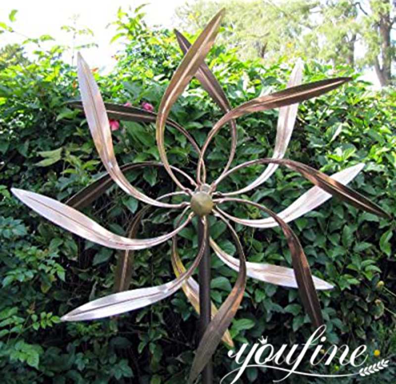 metal kinetic wind sculpture for outdoor-YiuFine Sculpture