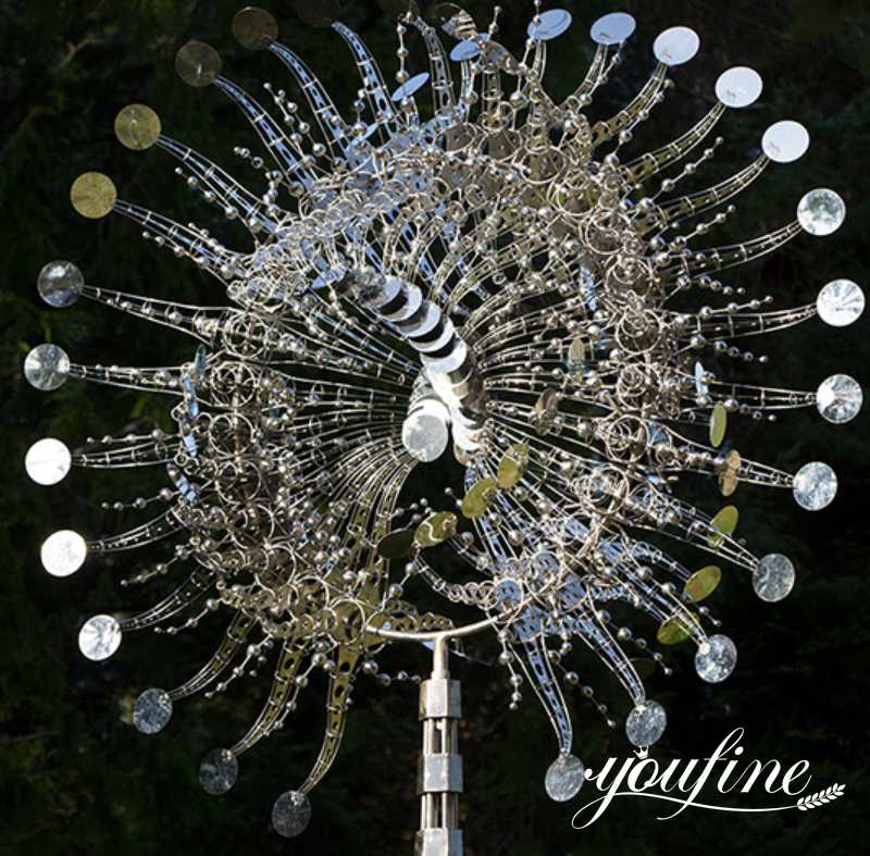modern kinetic wind sculpture-YiuFine Sculpture