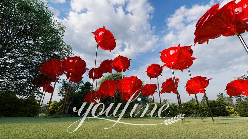 rose sculptures flowers-YouFine Sculpture