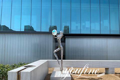 female stainless steel sculpture -YouFine Sculpture