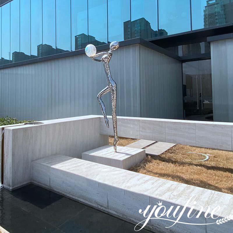 metal female sculpture-YouFine Sculpture