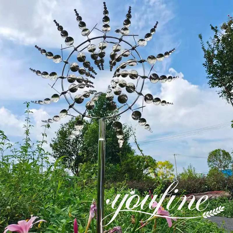 1metal kinetic wind sculpture-YouFine Sculpture