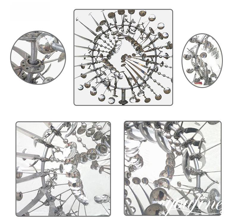 Buy modern metal sculpture kinetic wind sculptures