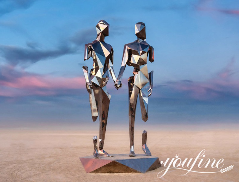 High quality stainless steel abstract sculpture-YouFine Sculpture