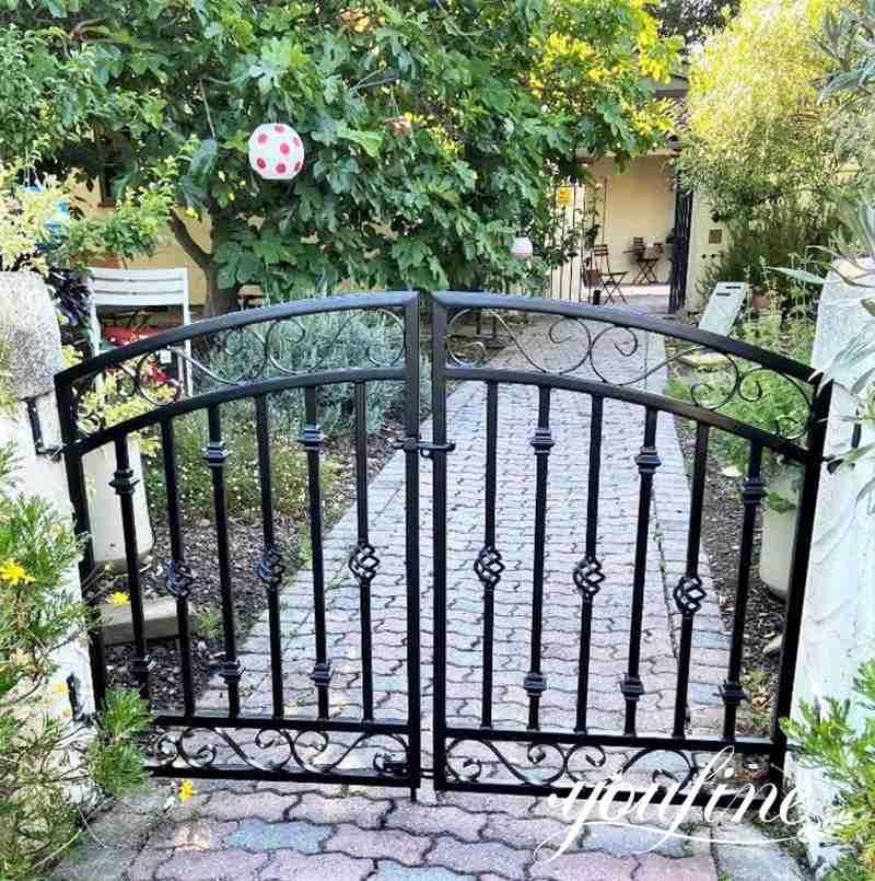 Modern wrought iron gate for sale-YouFine Sculpture1