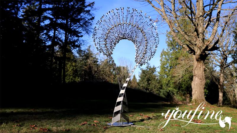 Outdoor stainless steel wind sculpture-YouFine Sculpture 1