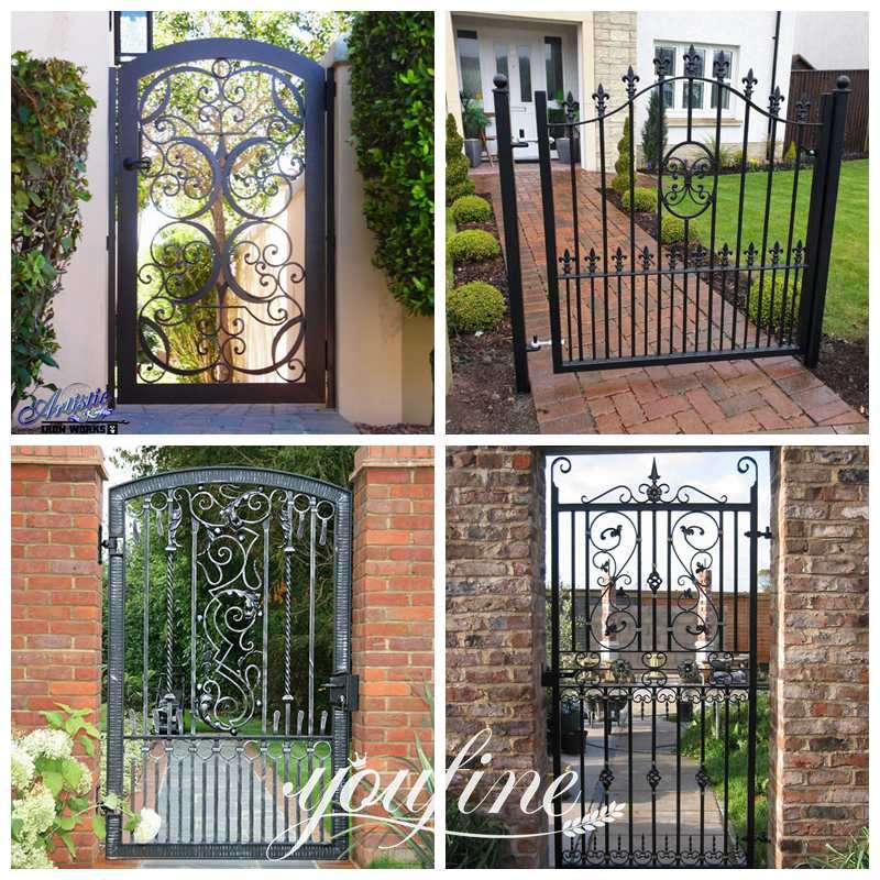 custom made wrought iron gate-YouFine Sculpture