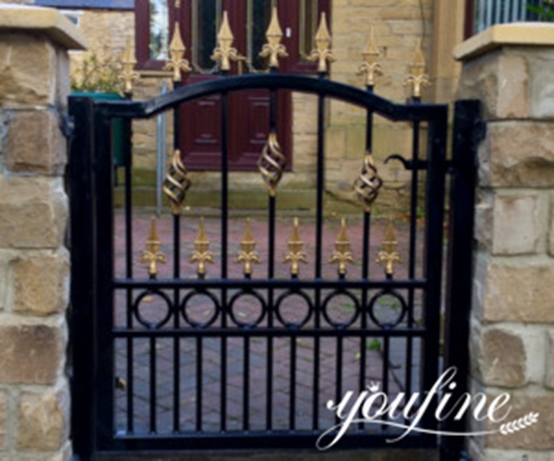 custom metal garden gate for sale-YouFine Sculpture