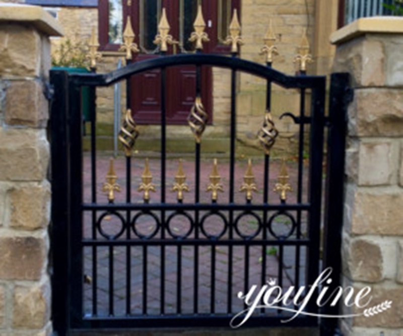 custom metal garden gate for sale-YouFine Sculpture