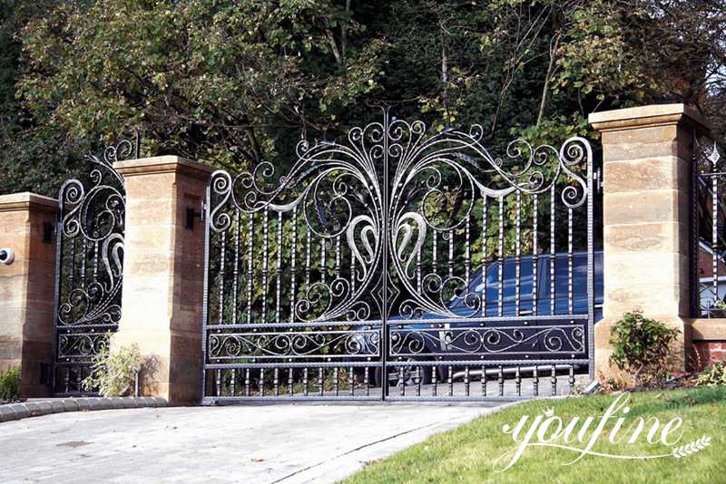 custom wrought iron gate-YouFine Sculpture