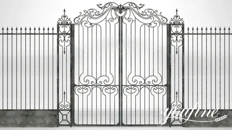 decorative wrought gate-YouFine Sculpture