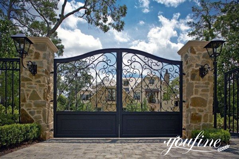high-quality wroiught iron gate-YoiuFine Sculpture