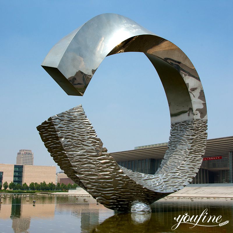 large stainless steel outdoor statue-YouFine Sculpture