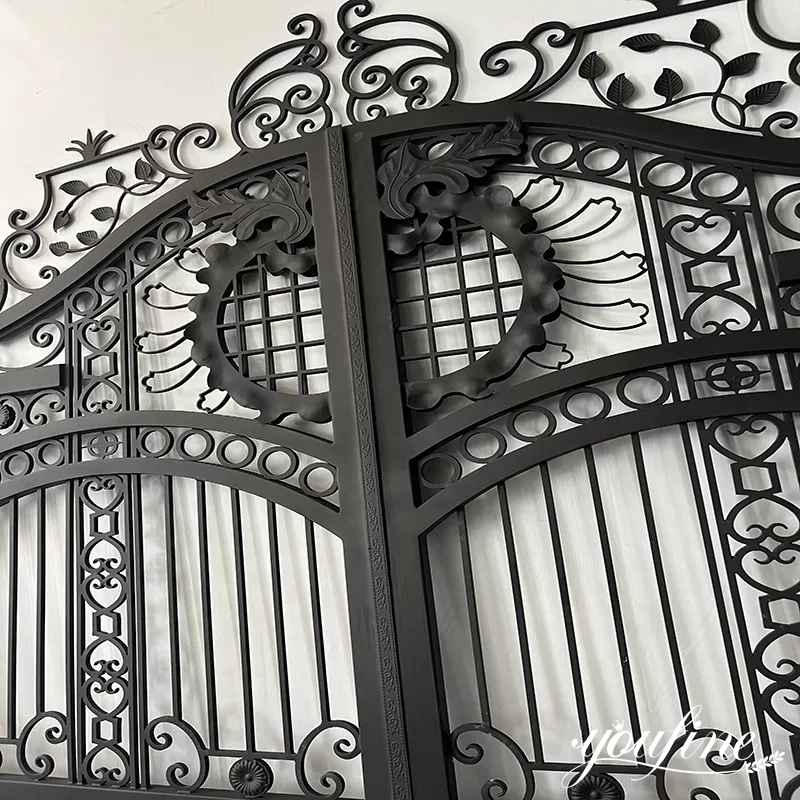 wrought iron entry gates for sale-YouFine Sculpture
