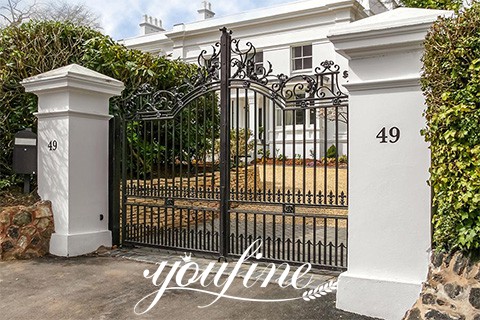 wrought iron gate detail-YouFine Sculpture