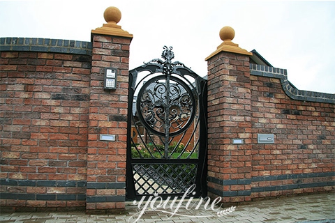 custom metal garden gate for sale-YouFine Sculpture