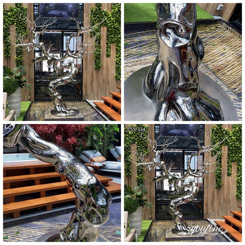 decorative large metal tree sculpture-YouFine Sculpture