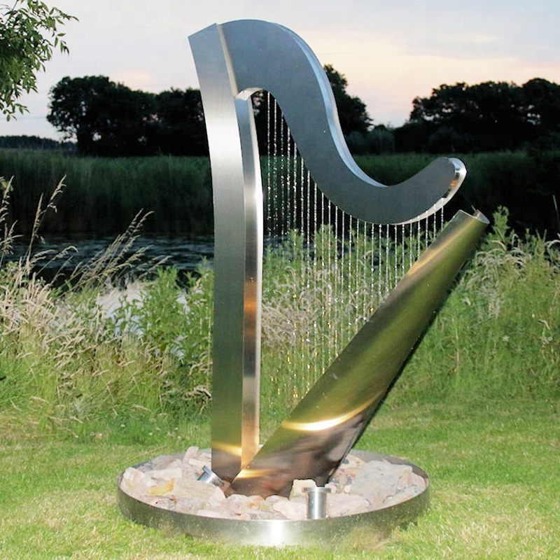 outdoor metal water fountain-YouFine Sculpture