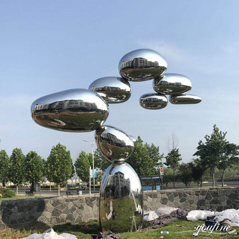 stainless steel sculpture for outdoor decor-YouFine Sculpture.