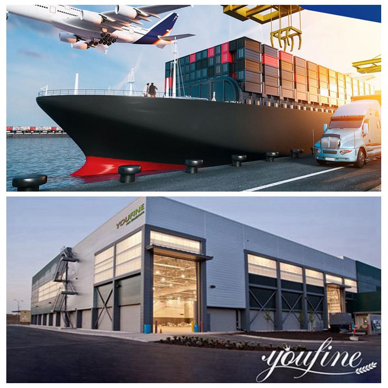 wrought iron gate for driveway-YouFine Sculpture