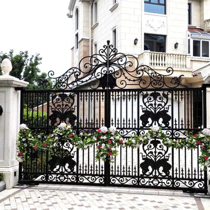 wrought iron main gate for sale-YouFine Sculpture.