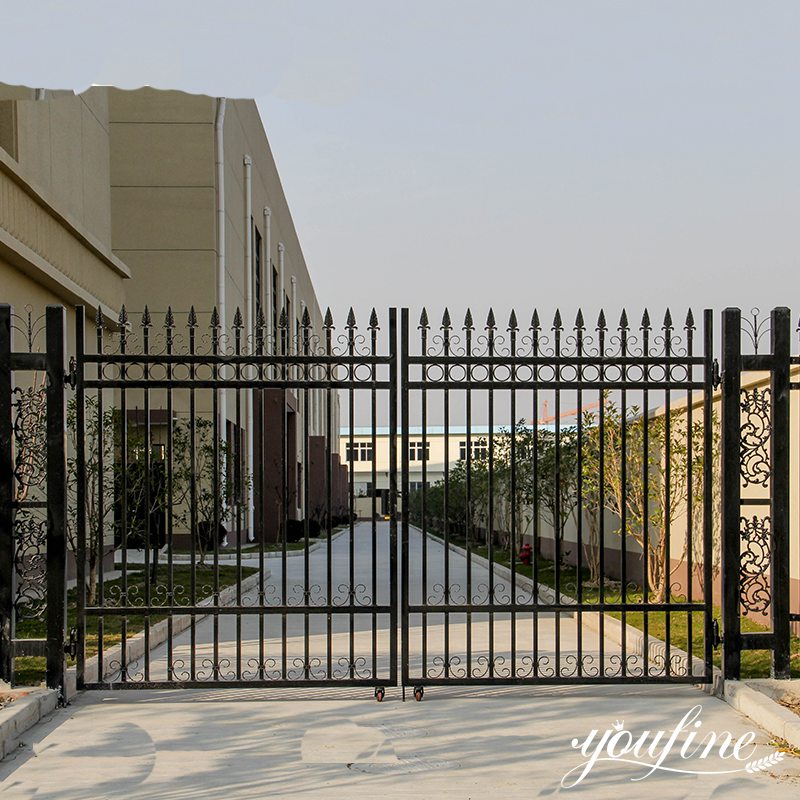 custom simple iron gate-YouFine Sculpture