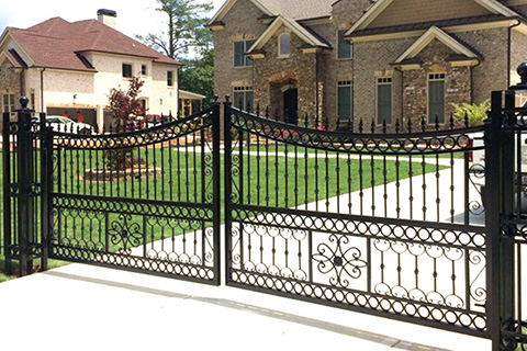 simple iron gate for home-YouFine Sculpture