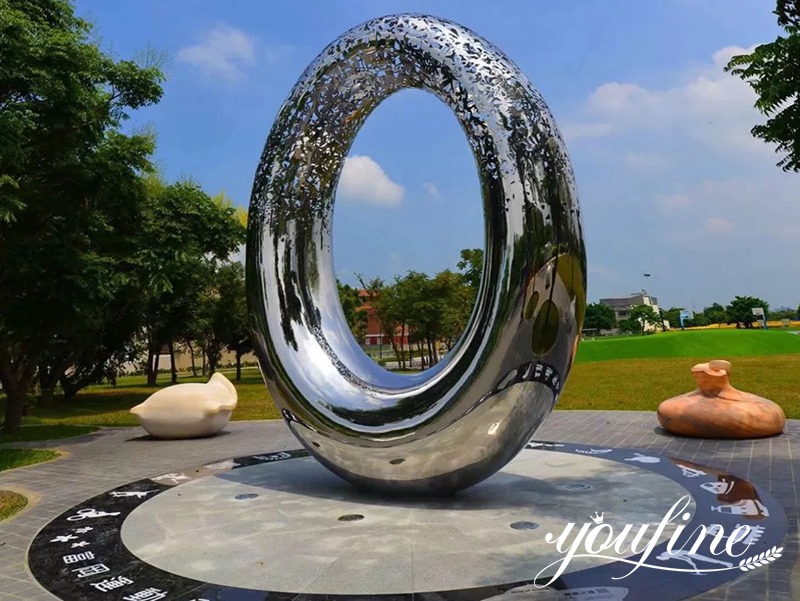 stainless steel abstract sculpture for outdoor decor-YouFine Sculpture1