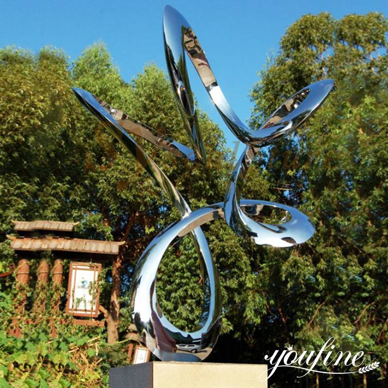 stainless steel abstract sculpture for outdoor decor-YouFine Sculpture。