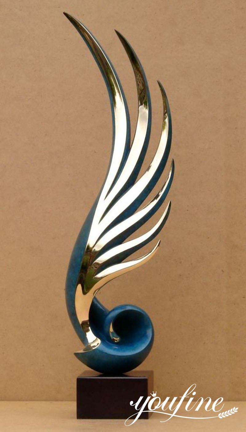 abstract outdoor metal sculpture for outdoor-YouFine Sculpture3.1
