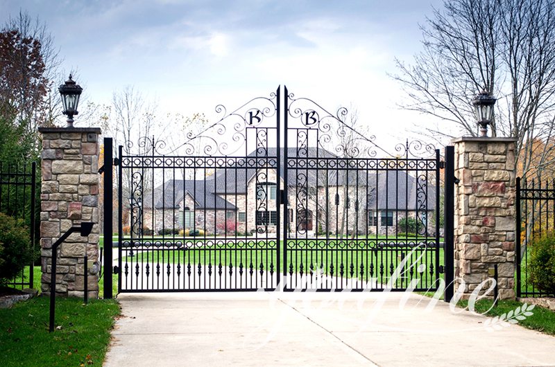 decorative wrought iron gates for sale-YouFine Sculpture
