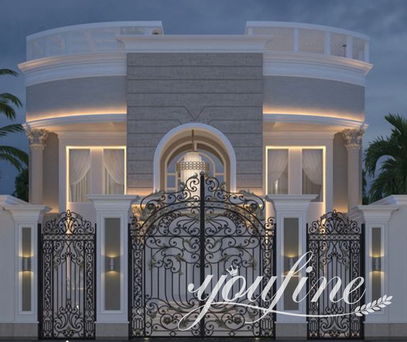 decorative wrought iron gates for sale-YouFine Sculpture1