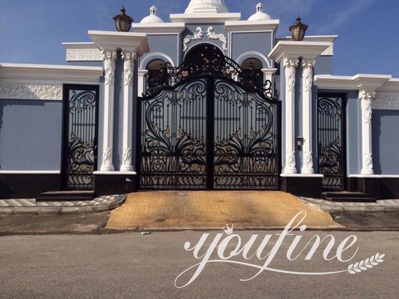 large wrought iron gate for sale-YouFine Sculpture