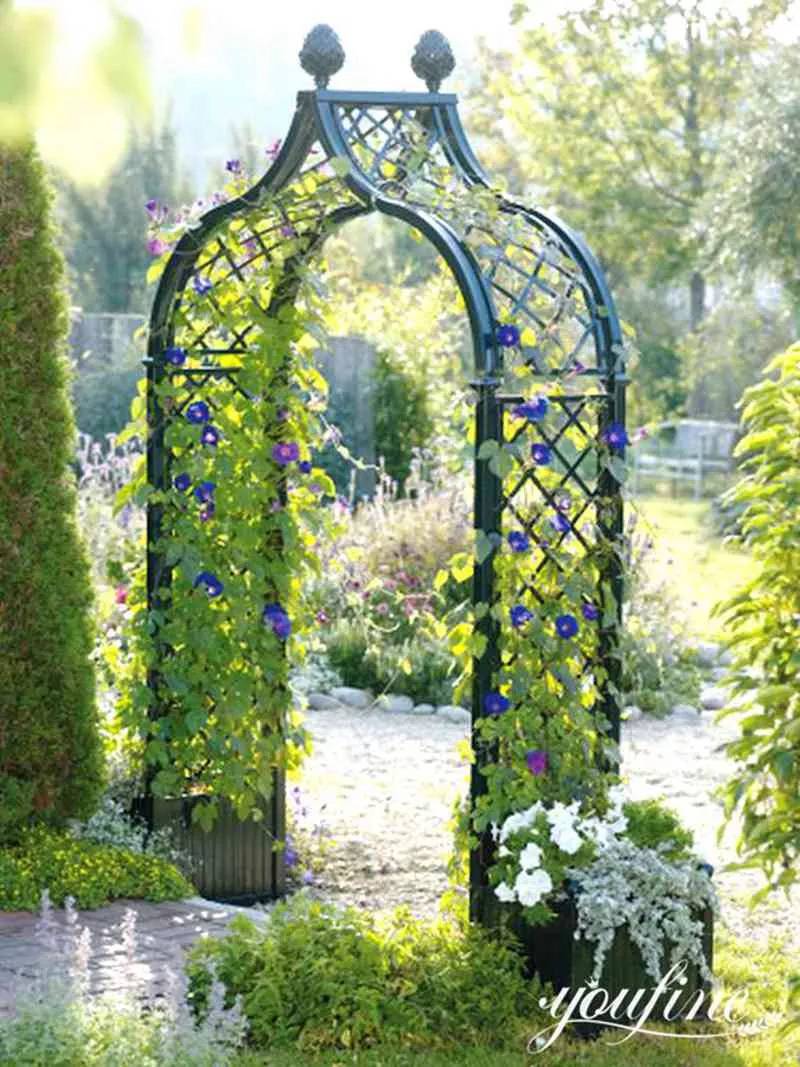 tall-wrought-iron-garden-gate