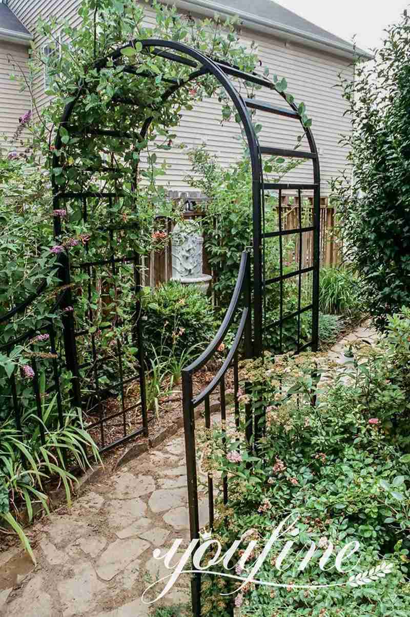 wrought iron garden gates for sale -3