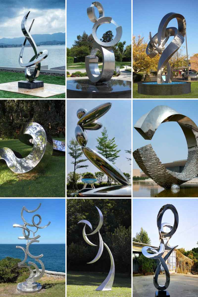 stainless steel abstract sculpture12