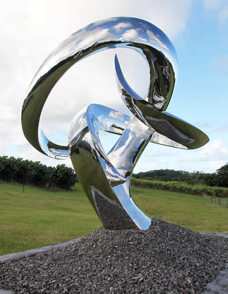 stainless steel abstract sculpture2