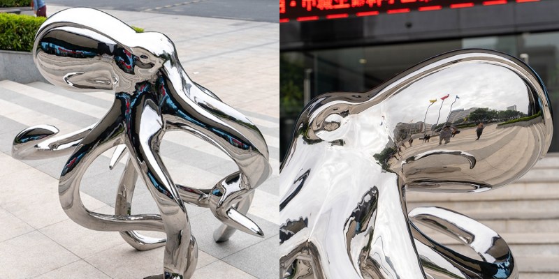 stainless steel octopus 9