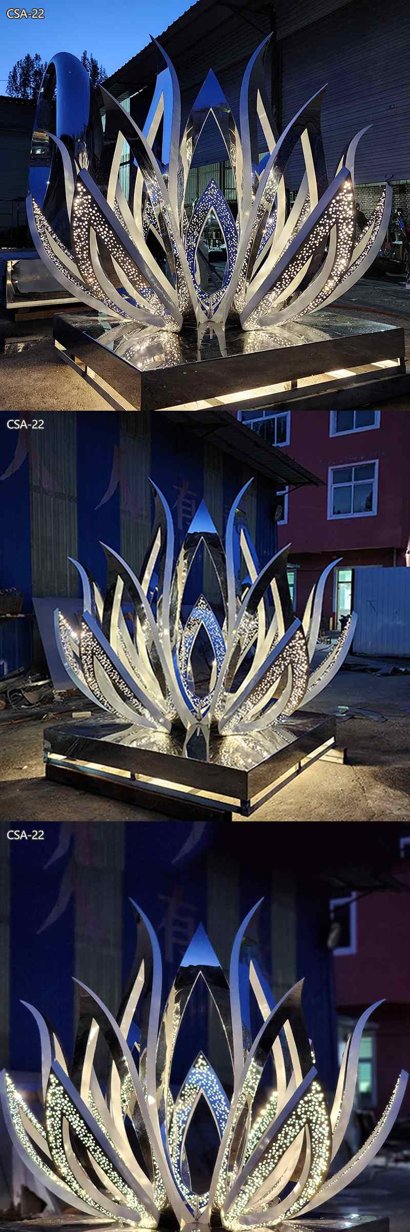 lotus sculpture